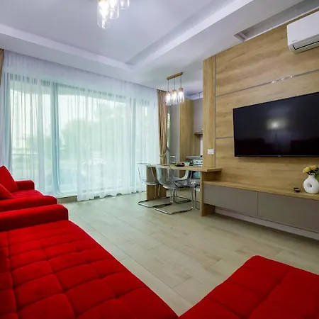 Red Luxury Apartment Lake On-2