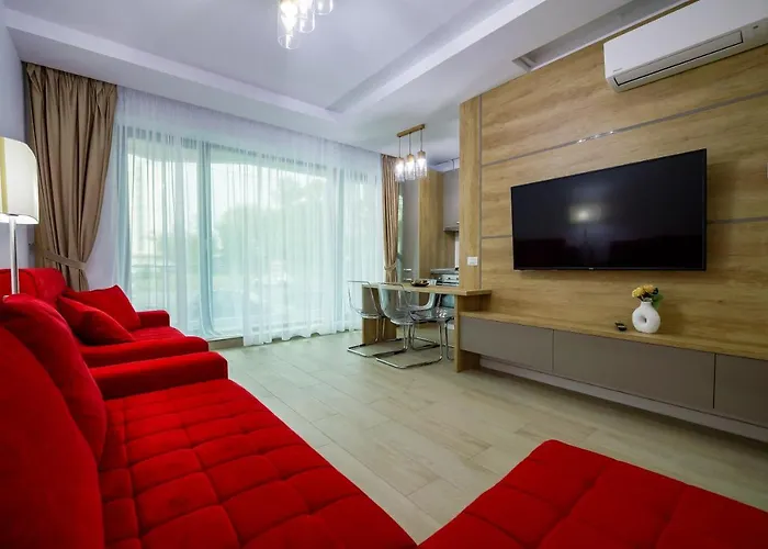 Red Luxury Lake On