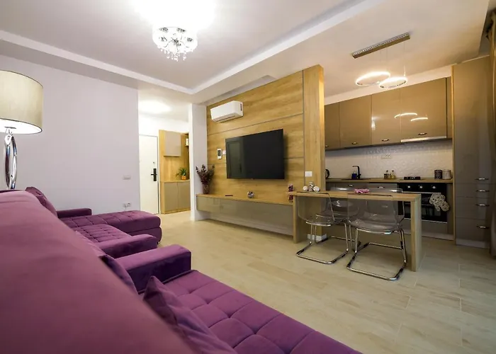 Purple Luxury Lake On