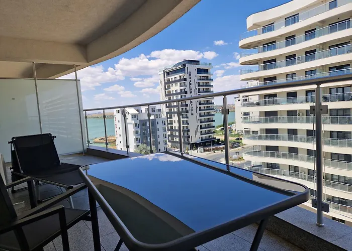 Studio Casa del Mar, Mamaia Nord, cu vedere la mare&lac