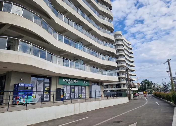 Studio Casa del Mar, Mamaia Nord, cu vedere la mare&lac